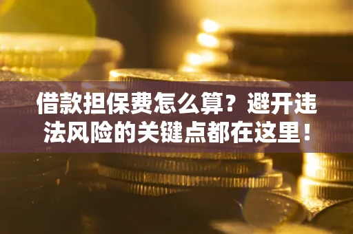 北京借款担保费怎么算？避开违法风险的关键点都在这里！