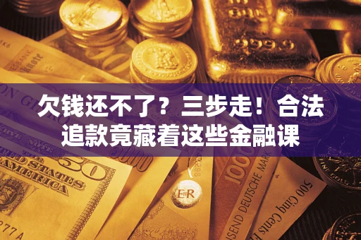 北京欠钱还不了？三步走！合法追款竟藏着这些金融课