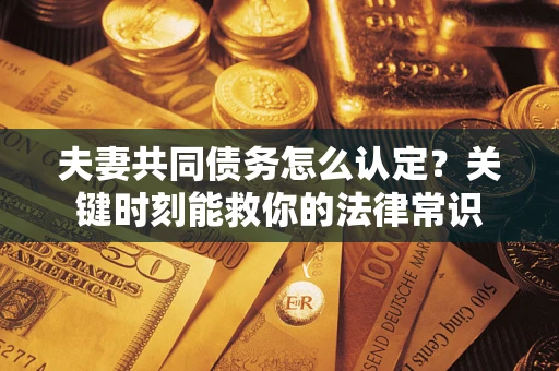 北京夫妻共同债务怎么认定？关键时刻能救你的法律常识